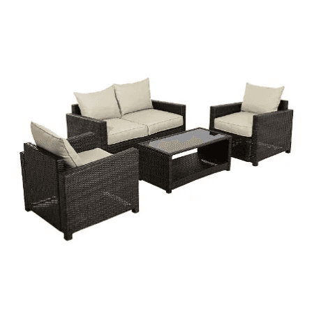 Sibeili Cane Sofa Set